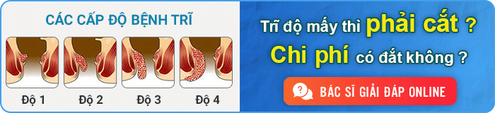 Các cấp độ trĩ